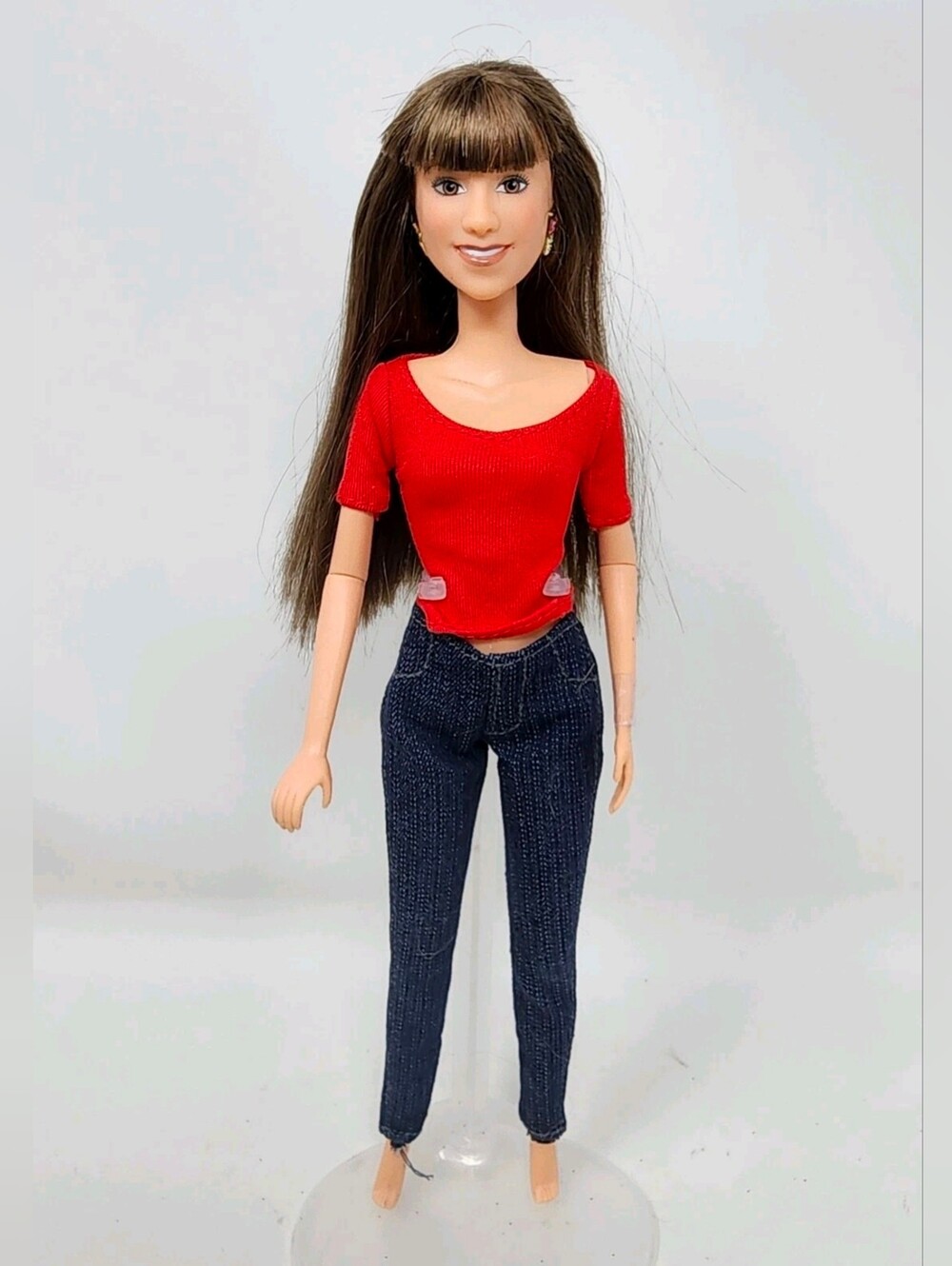 Disney Play Along Miley Stewart Hannah Montana Doll With Bangs Barbie Friend